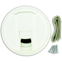 Valterra Cable Hatch, Universal Round, White - A10-2130Vp - 800-A102130Vpf1