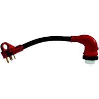 Valterra Mighty Cord 90° Adapter Cord, 30Am-50Af, Bulk - A10-3050D90 - 800-A103050D90F1