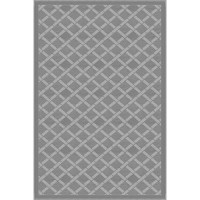 Lippert 2021028010 All Weather Patio Mat 8' X 12', Gray - 2021028010 - 804-2021028010F1