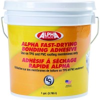 Alpha Systems 862400 Fast-Drying Water Based Bonding Adhesive, Gal., White - 862400 - 804-862400F1