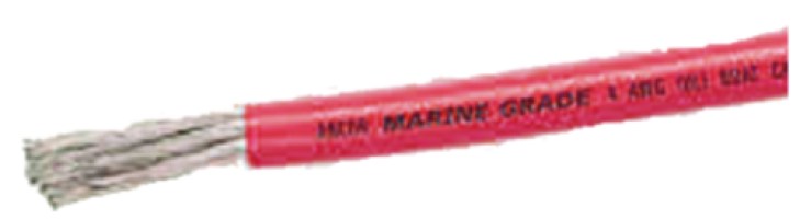 Ancor 111005 Marine Grade® Tinned Copper Battery Cable, #8 Awg, 50', Black - 111005 - 639-111005F1