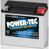 Power-Tec Pwc Agm Battery, 17.5 385Mca - Etx-20L - 819-Etx20Lf1