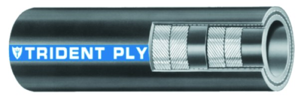Trident Ply Softwall Exhaust Hose, 2-1/4 X 6 1/4' - 200-2144 - 606-2002144F1