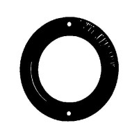 3 Tiller Rope Grommet Black - 10155 - 89-10155F1