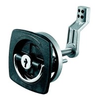 2-1/2X2-1/2 Black Flush Latch - 0931Dp1Blk - 9-0931Dp1Blkf1