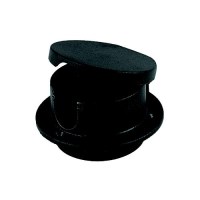 Rope Deck Pipe Plastic Black - 1057Dp0Blk - 9-1057Dp0Blkf1