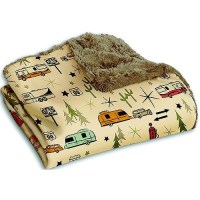 Jr Products Camp Casual Cc005Rtg Throw, Road Trip, Gray - Cc-005Rtg - 342-Cc005Rtgf1