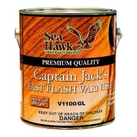 Seahawk V1100Pt Captain Jack'S Fast Flash Varnish, Pt., 8/Case - V1100/Pt - 95-V1100Ptf1