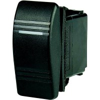 Bep 1001807 Weather Resistant Contura Rocker Switch, On-Off-(On), Dpdt, 1/4