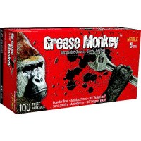 Watson Gloves Grease Monkey® 5 Mil Nitrile Gloves, Lg - 5554Pf Large - 904-5554Pflf1