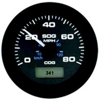 Premier Pro Black Domed 80 Mph Gps Speedometer - 781-627-080P - 11-781627080Pf1