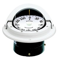 Voyager Compass-Flush Mount, Flat Dial, White - F82W - 128-F82Wf1