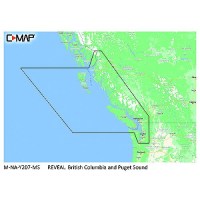 C-Map Mnay207Ms Reveal Chart, British Columbia & Puget Sound - M-Na-Y207-Ms - 149-Mnay207Msf1