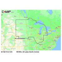 C-Map Mnay212Ms Reveal Chart, Us Lakes North Central - M-Na-Y212-Ms - 149-Mnay212Msf1