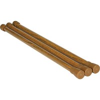 Camco 43823 Refrigerator Bars Oak Look (3/Pack) - 43823 - 17-43823F1