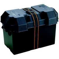 Attwood 90821 Standard Battery Box, Black, Vented - Fits Group 16 - 2623174 - 23-90821F1