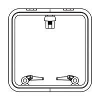 Lewmar Low Profile Rectangular Hatch, Size 60 - 39960030 - 239-39960030F1