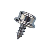 Sea-Dog 2991111 Screw Snap Stud (#8 Screw), Nickel Plated Brass, 6 Sets - 299111-1 - 354-2991111F1