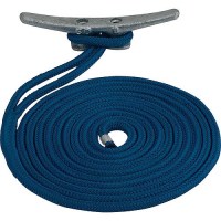 Sea Dog 302110010Bk1 Premium Double Braided Nylon Dock Line, 3/8
