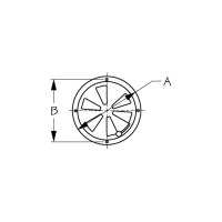 Sea-Dog 331440 Butterfly Vent - Center Knob, 4