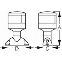 Seadog 400022 Led Masthead Light | Uscg 2 Nm Approved | #12 Fastener - 400022-1 - 354-4000221F1