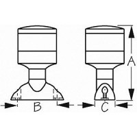 Seadog 400042 Led All Around Light | Uscg 2 Nm Approved | #12 Rh Fastener - 400042-1 - 354-4000421F1