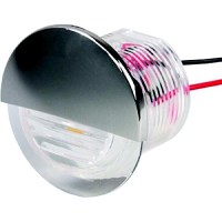 Sea-Dog Led Flush Mount Courtesy Light, Round, Blue Leds - 401274-1 - 354-4012741F1