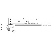 Manual Windshield Wiper - 412601-1 - 354-4126011F1