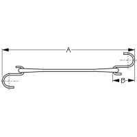 Rubber Tie Down, 13-1/2