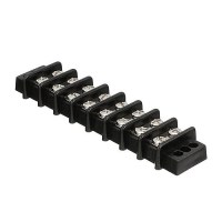 Seachoice Terminal Block, 8-Gang, Brass Clips And Contacts - 13581 - 50-13581F1
