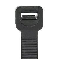 Seachoice Cable Ties, 14 In. Long, 120 Lb. Max Load, Uv Black, Pack Of 100 - 14211 - 50-14211F1