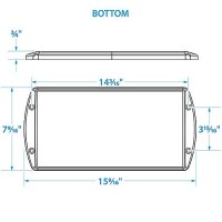 Seachoice Premium Battery Tray With Stainless Steel Hardware, 29 Series - 21991 - 50-21991F1