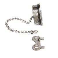 Seachoice Stainless Steel Replacement Cap For Seachoice Deck Fill 32251, 32261, 32271 Or 32281 - 32551 - 50-32551F1