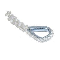 Seachoice 40691 3-Strand Twisted Nylon Anchor Line - White, 3/8