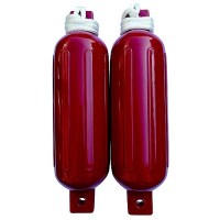 Seachoice 79256 Twin Eye Ribbed Fender Kit (Includes 2 5.5