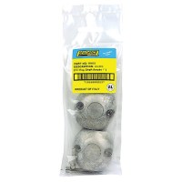 Seachoice 95634 Streamlined Shaft Anode W/Allen Screw, Aluminum, Model X8, Size 1-3/4