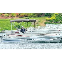48 High 4 Bow Square Tube Pontoon Ups-Able Bimini Top, Burgandy Fabric Only - 510A08 - 500-510A08F1