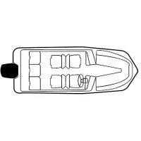 Carver 79004 Flex-Fit Pro™ Poly-Flex Ii Tri-Hull Or V-Hull Boats I/O Or O/B, Slate Gray - 79004 - 500-79004F1