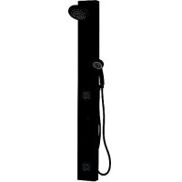 Durafaucet Dfsa913Mb Rv Shower Column With Shower Head And Wand, Matte Black - Df-Sa913-Mb - 621-Dfsa913Mbf1