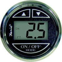 Faria Digital Depth Sounder, Chesapeake Ss Black W/In-Hull Transducer - F13751 - 678-13751F1