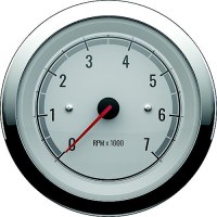Quicksilver 8M6020074 Tachometer (7,000Rpm), White/Chrome - 8M6020074 - 710-79-8M6020074F1