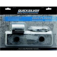 Quicksilver 97-8M6008012 Volvo Aluminum Anode Kit, Ips Stern Drive - 8M6008012 - 710-97-8M6008012F1