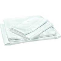 Thomas Payne 2020218489 Microfiber Sheet Set, White, Short Queen - 2020218489 - 816-2020218489F1