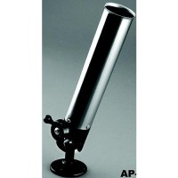 Angler'S Pal 950800 Stainless Steel Tube With Black Anodized Aluminum Rod Holder, 10